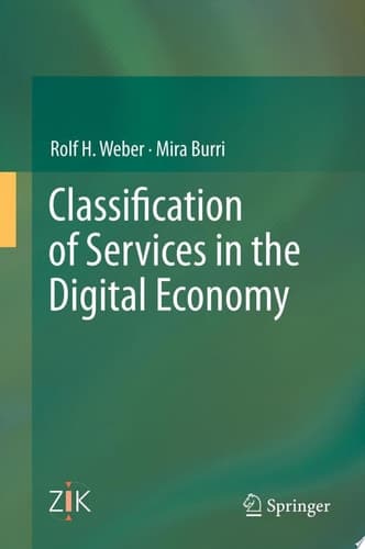 Classification of Services in the Digital Economy