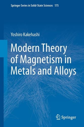 Modern Theory of Magnetism in Metals and Alloys