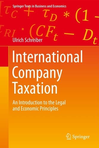 International Company Taxation An Introduction to the Legal and Economic Principles