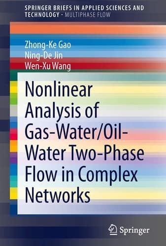 Nonlinear Analysis of Gas-Water/Oil-Water Two-Phase Flow in Complex Networks