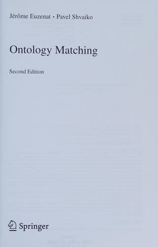 Ontology Matching