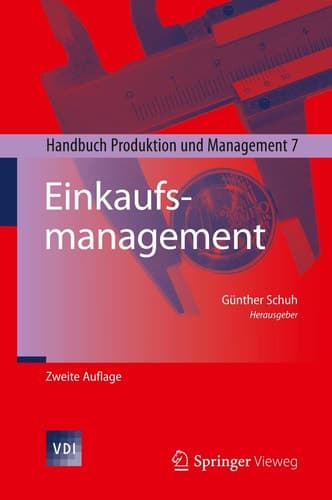 Einkaufsmanagement Handbuch Produktion und Management 7