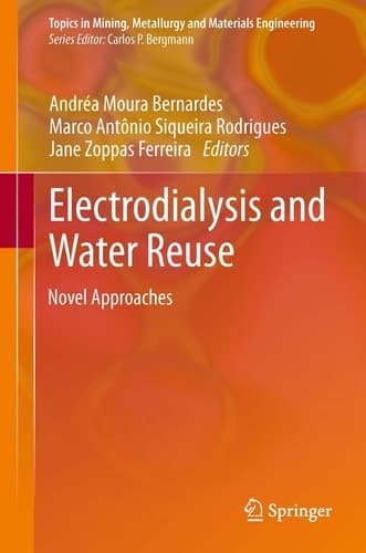 Electrodialysis and Water Reuse Novel Approaches