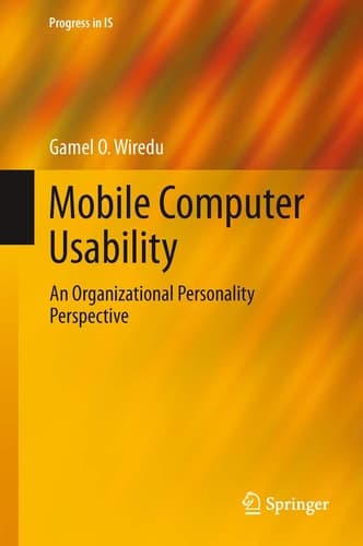 Mobile Computer Usability An Organizational Personality Perspective