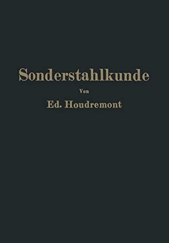 Einführung in die Sonderstahlkunde