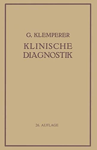 Grundriss Der Klinischen Diagnostik (German Edition)