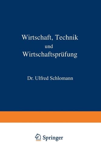 Wirtschaft Technik und Wirtschaftsprüfung