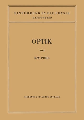 Einführung in die Optik (German Edition)