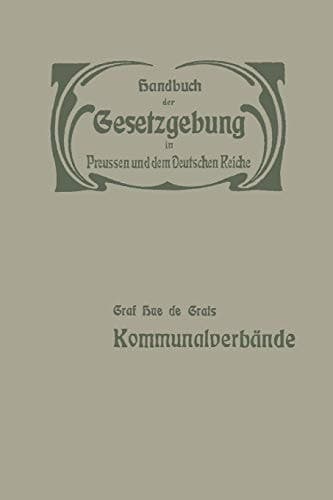 Der Preußische Staat Kommunalverbände