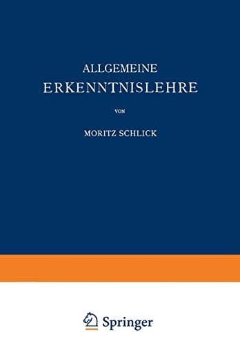 Allgemeine Erkenntnislehre
