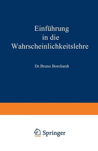 Einführung in die Wahrscheinlichkeitslehre (German Edition)