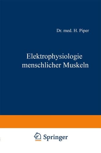 Elektrophysiologie menschlicher Muskeln (German Edition)