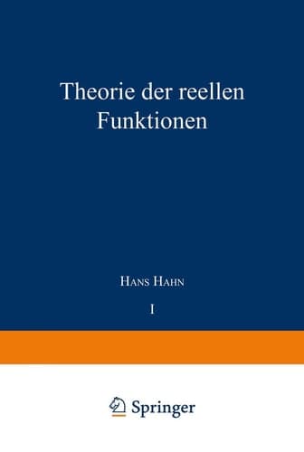 Theorie der reellen Funktionen