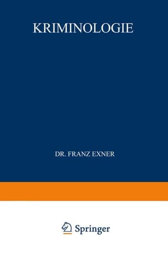Kriminologie (German Edition)