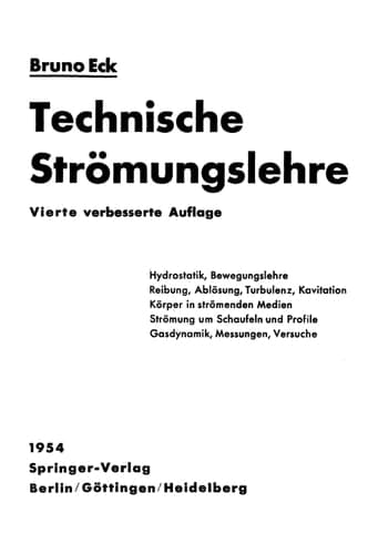 Technische Strömungslehre