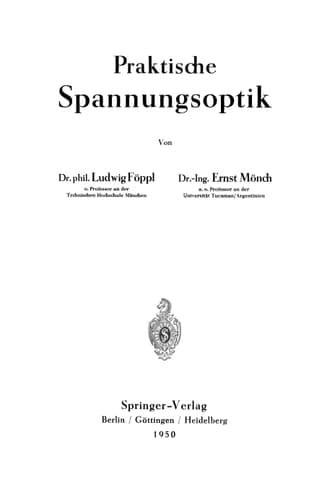 Praktische Spannungsoptik