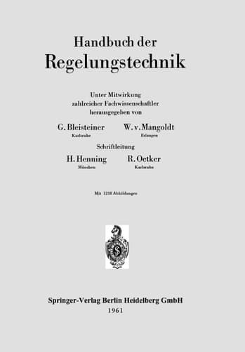 Handbuch der Regelungstechnik