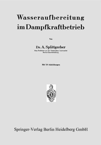Wasseraufbereitung im Dampfkraftbetrieb