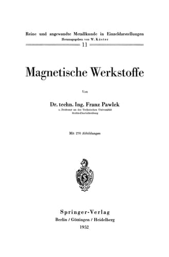 Magnetische Werkstoffe