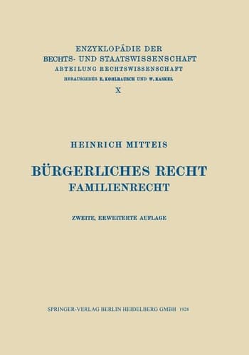 Bürgerliches Recht Familienrecht