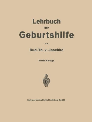 Lehrbuch der Geburtshilfe