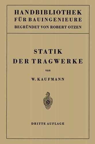 Statik der Tragwerke (German Edition)