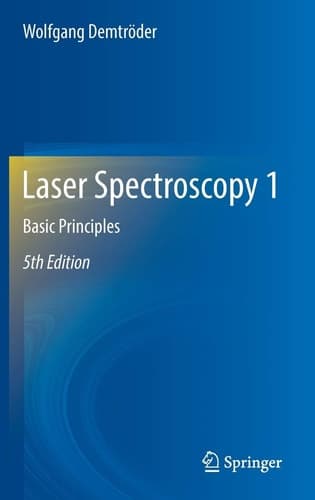 Laser Spectroscopy 1 Basic Principles