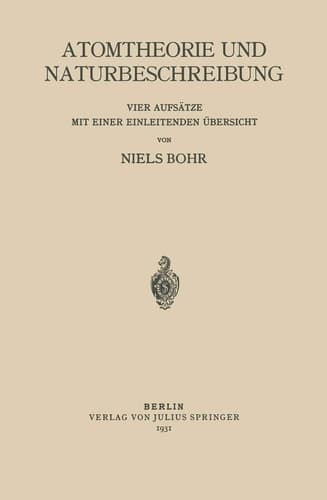 Atomtheorie und Naturbeschreibung