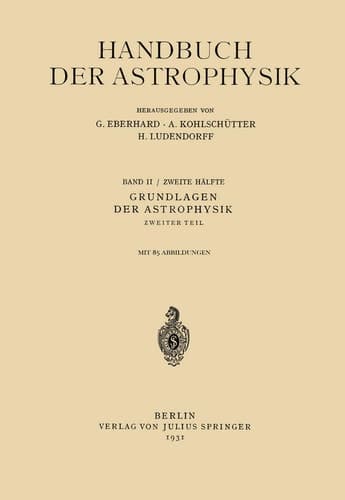 Grundlagen der Astrophysik Zweiter Teil II