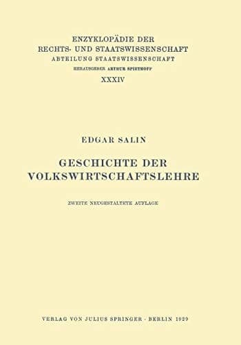 Geschichte der Volkswirtschaftslehre