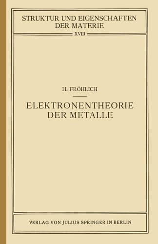 Elektronentheorie der Metalle