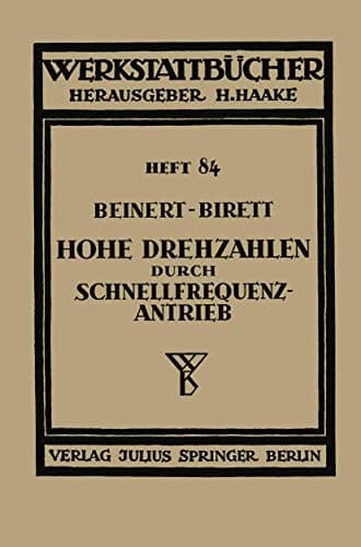 Hohe Drehzahlen durch Schnellfrequenz-Antrieb
