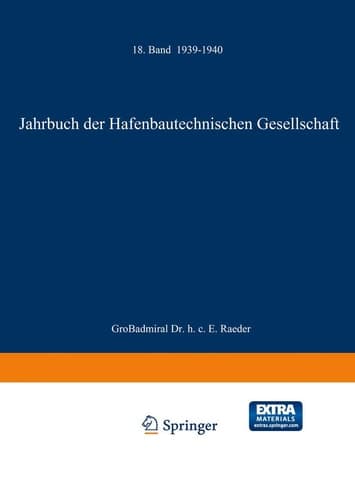 Jahrbuch der Hafenbautechnischen Gesellschaft 1939–1940