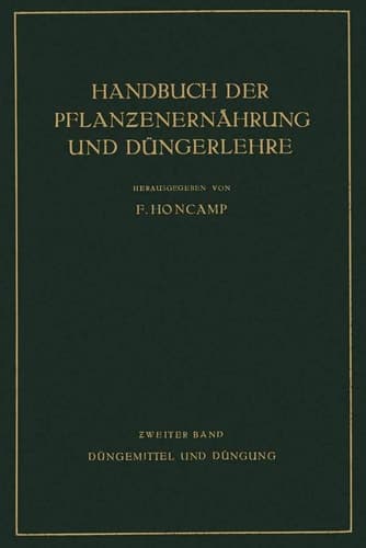 Düngemittel und Düngung