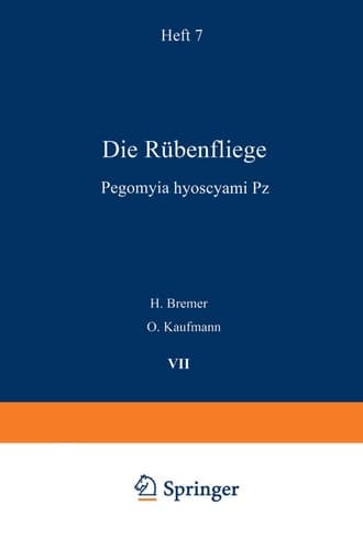 Die Rübenfliege Pegomyia hyoscyami Pz