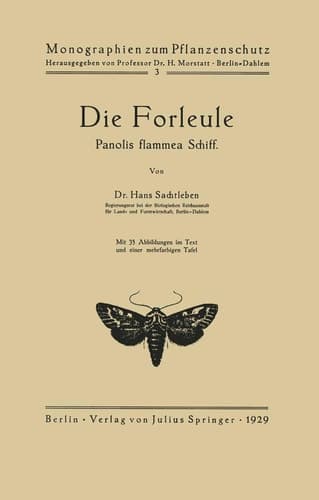 Die Forleule Panolis flammea Schiff