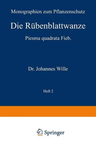 Die Rübenblattwanze Piesma quadrata Fieb