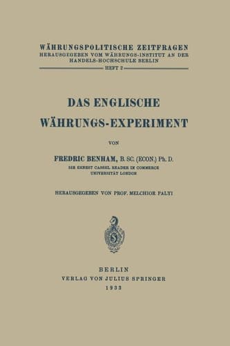 Das Englische Währungs-Experiment