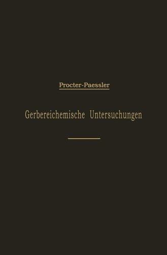 Leitfaden für gerbereichemische Untersuchungen