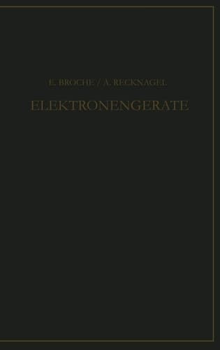Elektronengeräte Prinzipien und Systematik