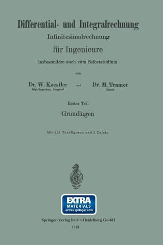 Differential- und Integralrechnung Infinitesimalrechnung für Ingenieure insbesondere auch zum Selbststudium