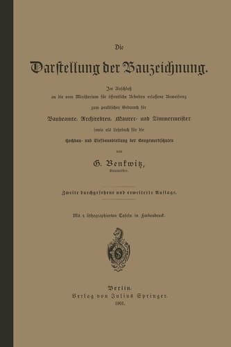 Die Darstellung der Bauzeichnung (German Edition)
