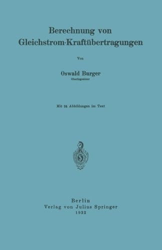 Berechnung von Gleichstrom-Kraftübertragungen