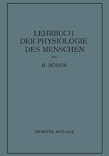 Lehrbuch der Physiologie des Menschen