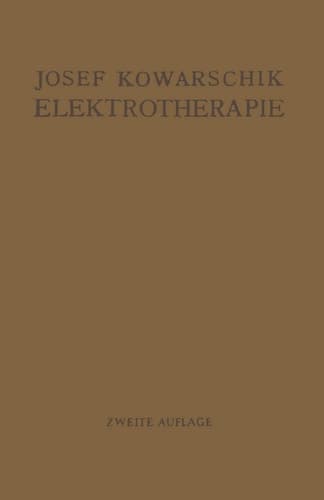 Elektrotherapie Ein Lehrbuch
