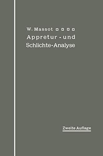 Anleitung zur qualitativen Appretur- und Schlichte-Analyse