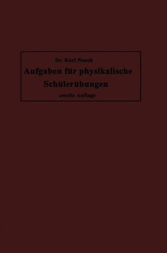 Aufgaben für physikalische Schülerübungen