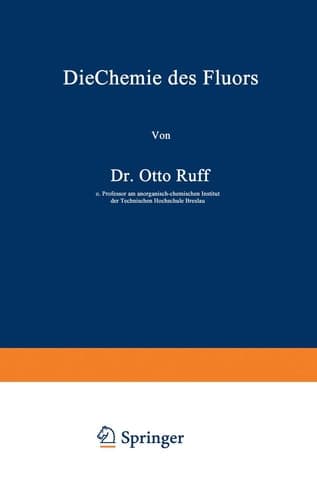 Die Chemie des Fluors (German Edition)