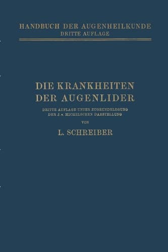 Die Krankheiten der Augenlider