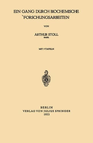 Ein Gang durch Biochemische Forschungsarbeiten